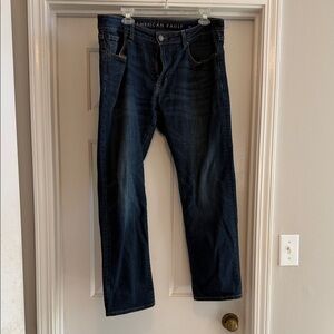 American Eagle Men’s Flex Jeans 34x30 Dark Wash Straight Fit